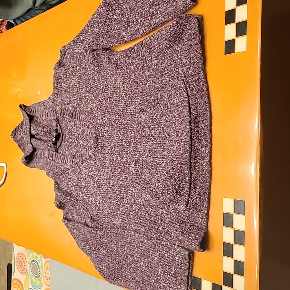 Style & Co. Women's Pull Over Sweater w/ Hood & Front Pocket, Size XL